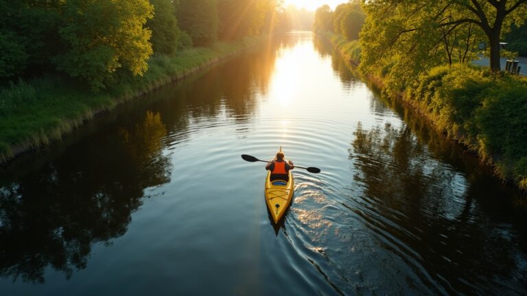 Kajakken voor beginners op Nederlandse gracht