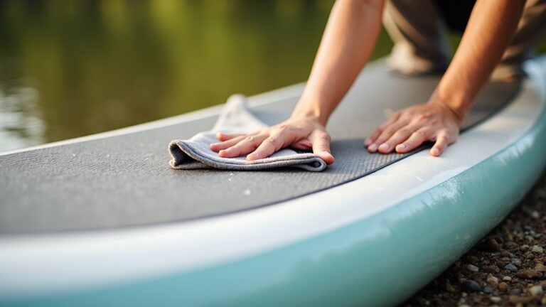 SUP board onderhoud en schoonmaken